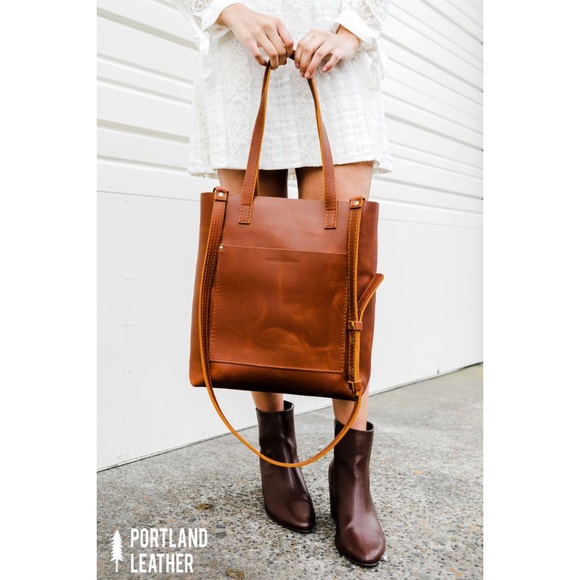 Portland Leather Original Crossbody Tote Bag